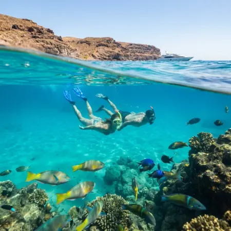 Crystal clear waters